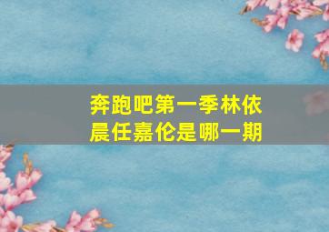 奔跑吧第一季林依晨任嘉伦是哪一期