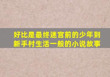 好比是最终迷宫前的少年到新手村生活一般的小说故事