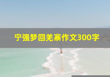 宁强梦回羌寨作文300字