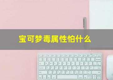 宝可梦毒属性怕什么