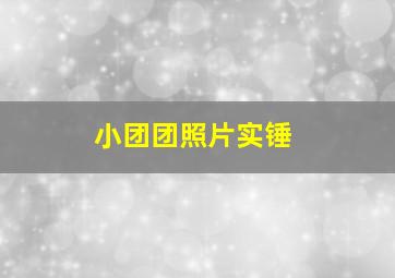 小团团照片实锤