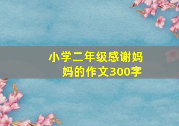 小学二年级感谢妈妈的作文300字