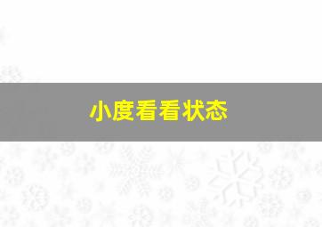 小度看看状态