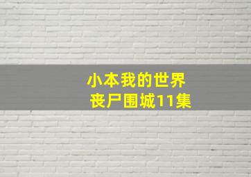 小本我的世界丧尸围城11集