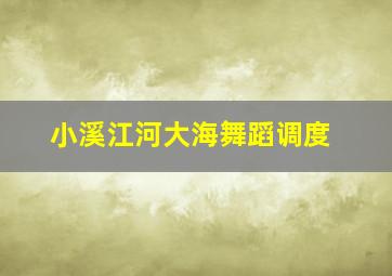 小溪江河大海舞蹈调度