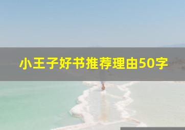 小王子好书推荐理由50字