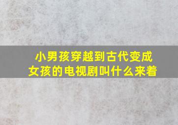 小男孩穿越到古代变成女孩的电视剧叫什么来着