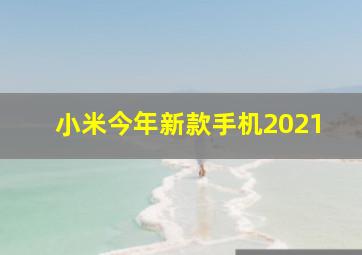 小米今年新款手机2021