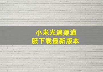 小米光遇渠道服下载最新版本