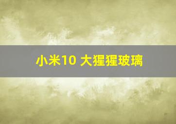 小米10 大猩猩玻璃