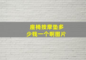 座椅按摩垫多少钱一个啊图片