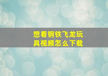 想看钢铁飞龙玩具视频怎么下载