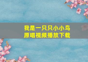 我是一只只小小鸟原唱视频播放下载