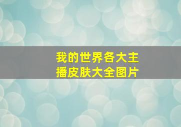 我的世界各大主播皮肤大全图片