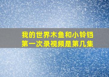 我的世界木鱼和小铃铛第一次录视频是第几集