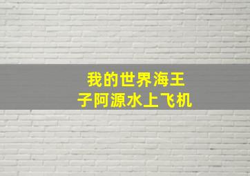 我的世界海王子阿源水上飞机