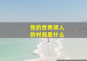 我的世界烦人的村民是什么