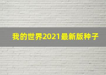 我的世界2021最新版种子