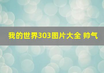 我的世界303图片大全 帅气