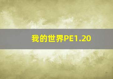 我的世界PE1.20