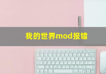 我的世界mod报错