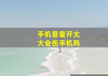 手机音量开太大会伤手机吗