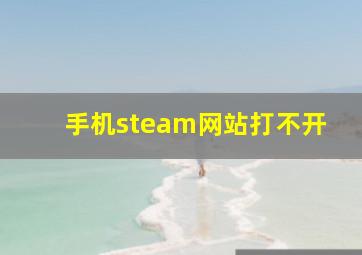 手机steam网站打不开