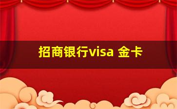 招商银行visa 金卡