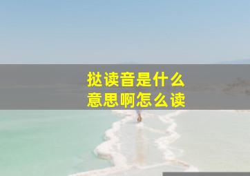 挞读音是什么意思啊怎么读