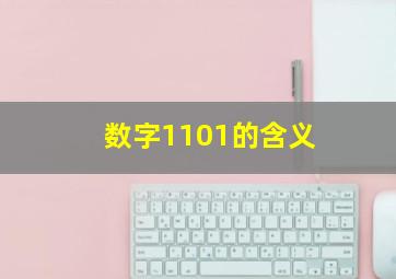 数字1101的含义