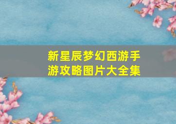 新星辰梦幻西游手游攻略图片大全集