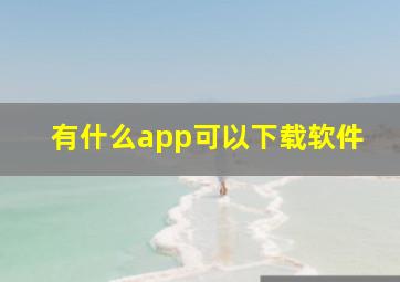 有什么app可以下载软件