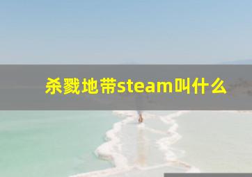 杀戮地带steam叫什么