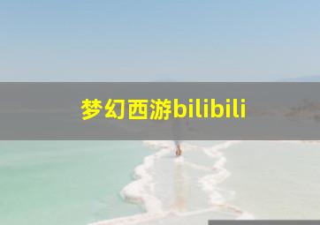 梦幻西游bilibili