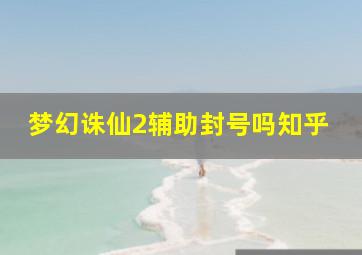 梦幻诛仙2辅助封号吗知乎