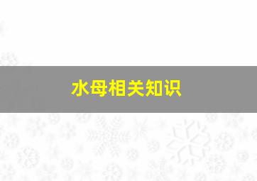 水母相关知识