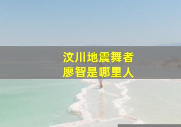 汶川地震舞者廖智是哪里人