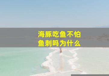 海豚吃鱼不怕鱼刺吗为什么