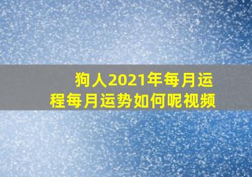 狗人2021年每月运程每月运势如何呢视频