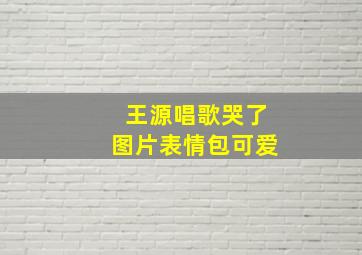 王源唱歌哭了图片表情包可爱