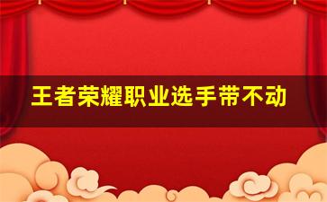 王者荣耀职业选手带不动