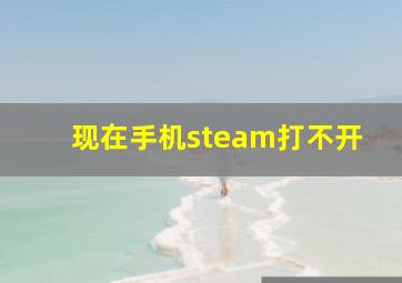 现在手机steam打不开