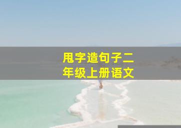 甩字造句子二年级上册语文