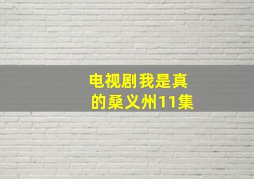 电视剧我是真的桑义州11集