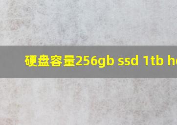 硬盘容量256gb ssd+1tb hdd