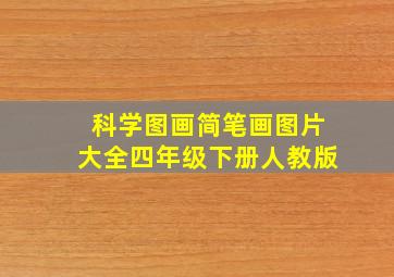 科学图画简笔画图片大全四年级下册人教版