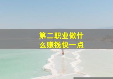 第二职业做什么赚钱快一点