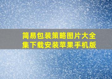 简易包装策略图片大全集下载安装苹果手机版