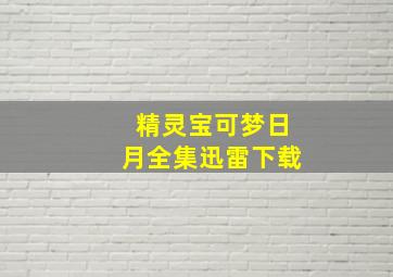 精灵宝可梦日月全集迅雷下载