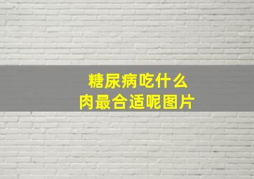 糖尿病吃什么肉最合适呢图片